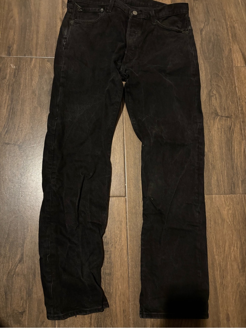 Levi's Black Straight-Leg Jeans